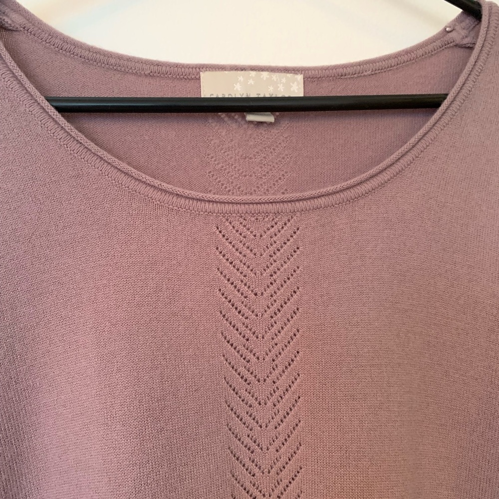 NWOT lavender sweater size XL